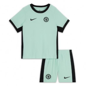 Chelsea Dětské Alternativní dres komplet 2023-24 Krátký Rukáv (+ trenýrky)